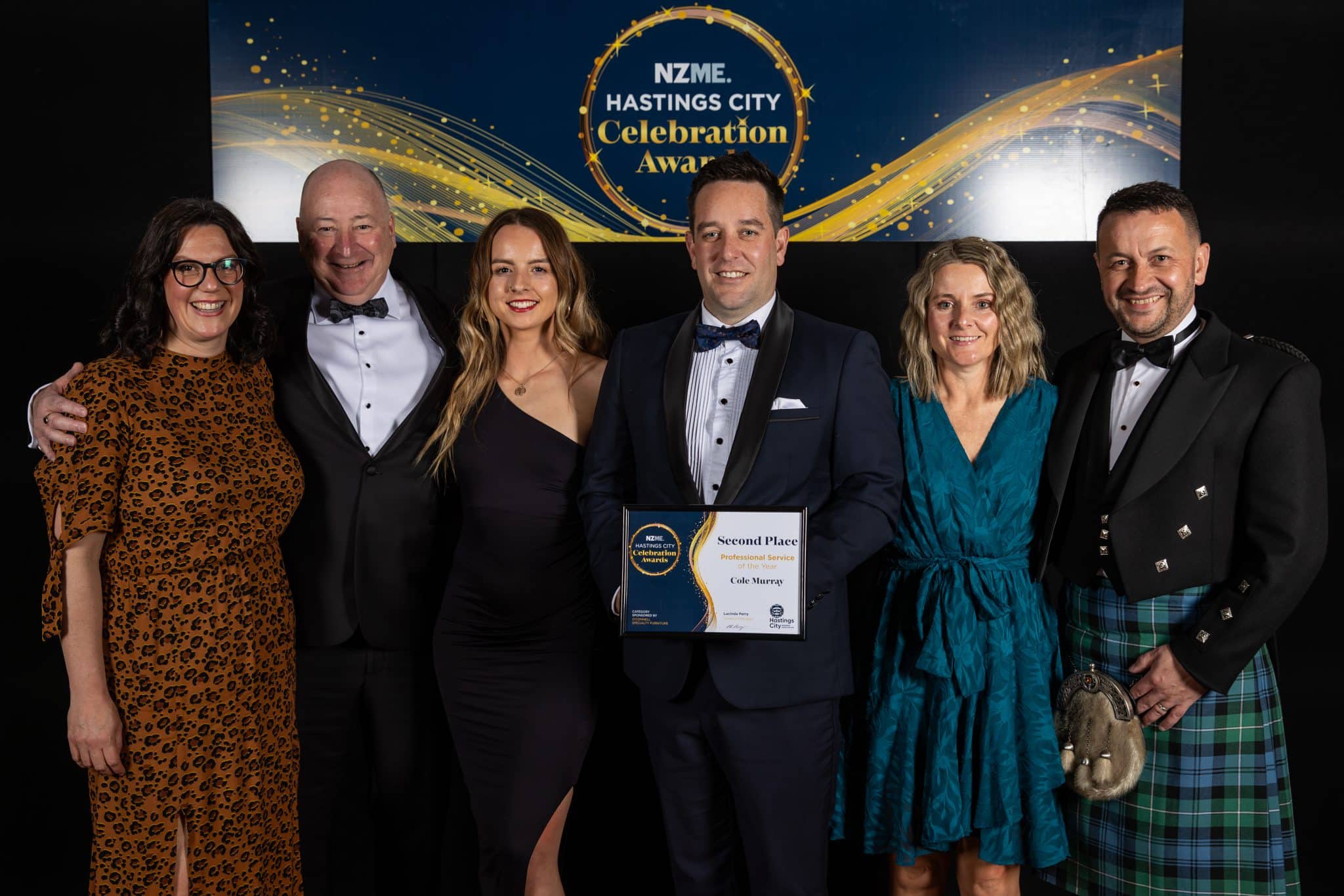 Cole Murray Financial Advisers Runners-up in Hasting City Business awards