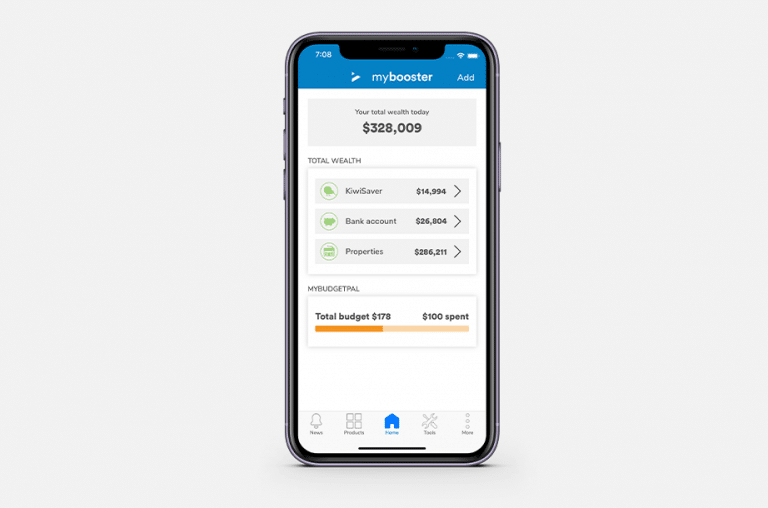 The Booster KiwiSaver app - see all your finances in one spot.