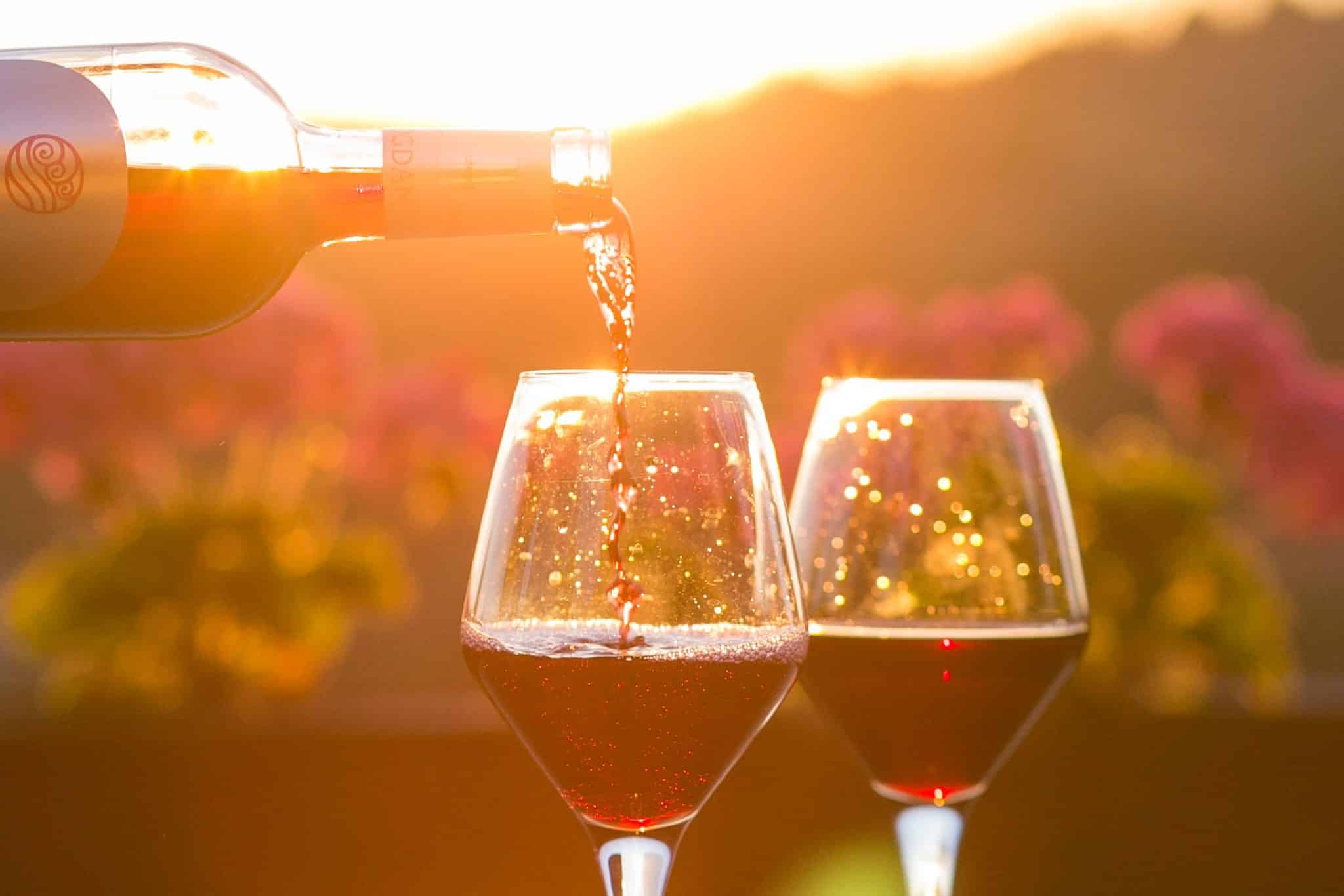 Enjoying a drink in your first home garden
