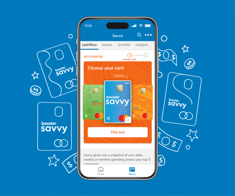Boost your financial wellbeing with tools like Booster Savvy.